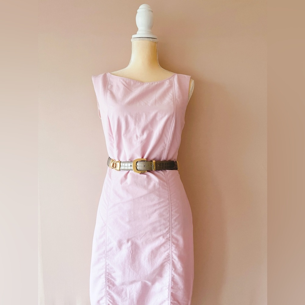 Vintage pink pencil midi dress Betty Barclay size EU42